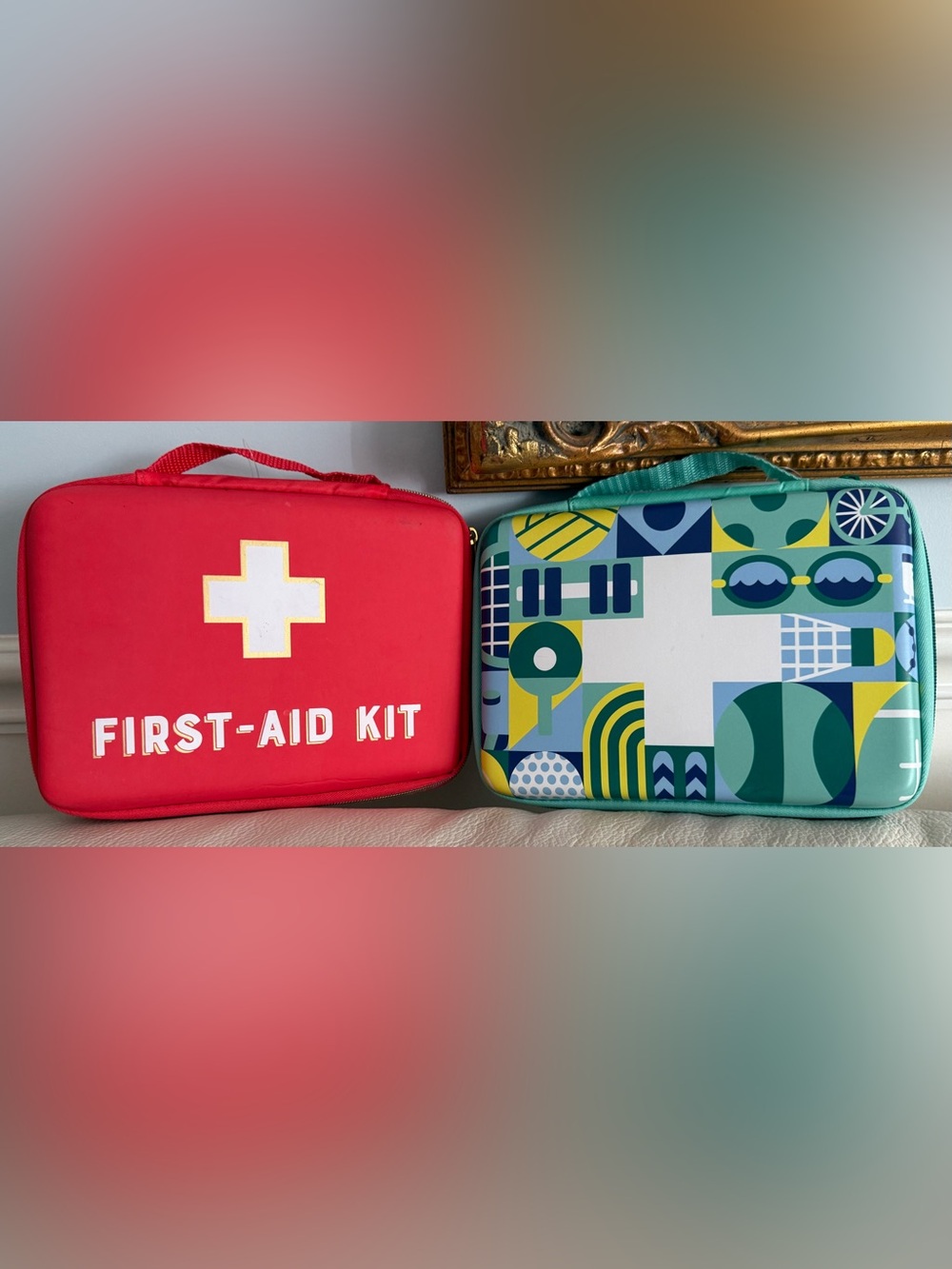 Kids Red First Aid Kit Case - Unbranded